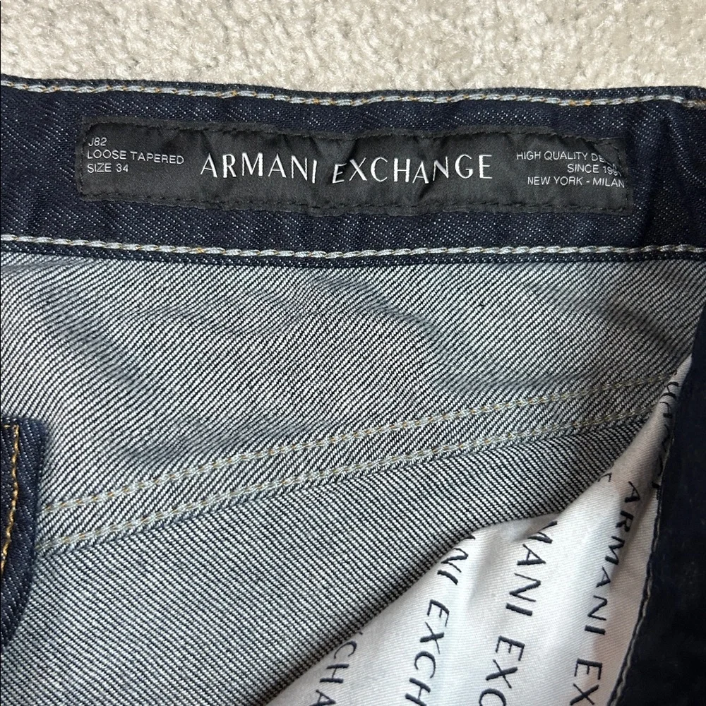 Armani Exchange Loose Tapered Jeans NWT - Picture 8 of 8